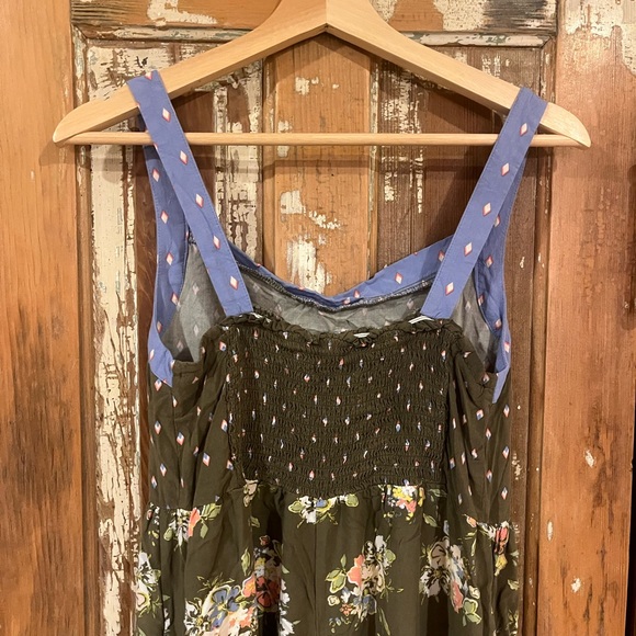 Matilda Jane Green and Pink Smocked Top - Picture 4 of 5